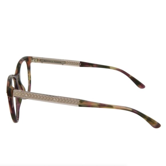 Bottega Veneta Women\'s Havana Tortoise Round Eyeglasses!
